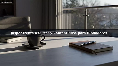 Jasper frente a Surfer y ContentPulse para fundadores
