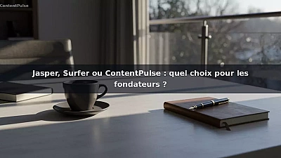 Jasper, Surfer ou ContentPulse : quel choix pour les fondateurs ?