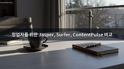 창업자를 위한 Jasper, Surfer, ContentPulse 비교