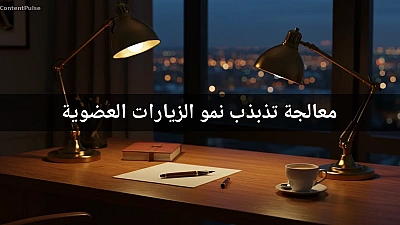 معالجة تذبذب نمو الزيارات العضوية