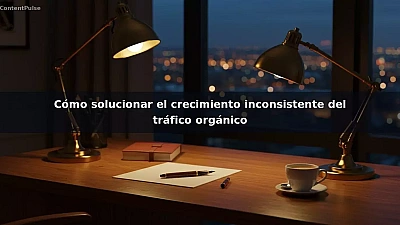 Cómo solucionar el crecimiento inconsistente del tráfico orgánico
