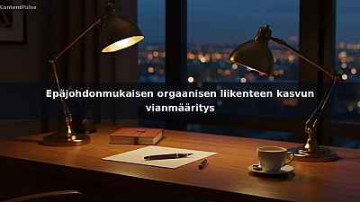 Epäjohdonmukaisen orgaanisen liikenteen kasvun vianmääritys