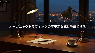 オーガニックトラフィックの不安定な成長を解消する