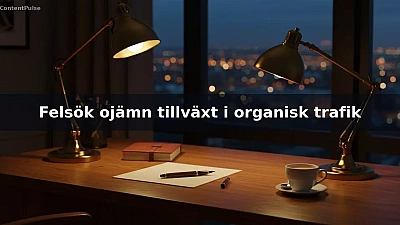 Felsök ojämn tillväxt i organisk trafik