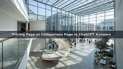 Pricing Page vs Comparison Page in ChatGPT Answers