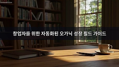 창업자를 위한 자동화된 오가닉 성장 필드 가이드