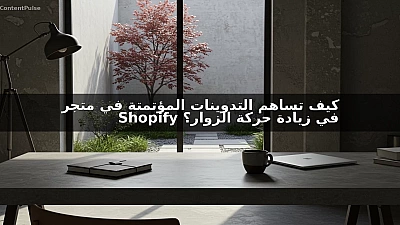 كيف تساهم التدوينات المؤتمتة في متجر Shopify في زيادة حركة الزوار؟