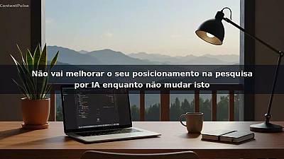 Não vai melhorar o seu posicionamento na pesquisa por IA enquanto não mudar isto