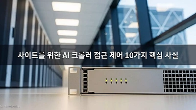사이트를 위한 AI 크롤러 접근 제어 10가지 핵심 사실