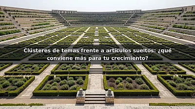 Clústeres de temas frente a artículos sueltos: ¿qué conviene más para tu crecimiento?
