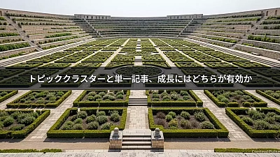 トピッククラスターと単一記事、成長にはどちらが有効か
