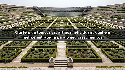 Clusters de tópicos vs. artigos individuais: qual é a melhor estratégia para o seu crescimento?