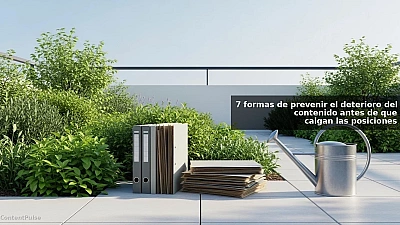 7 formas de prevenir el deterioro del contenido antes de que caigan las posiciones