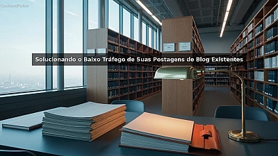 Solucionando o Baixo Tráfego de Suas Postagens de Blog Existentes