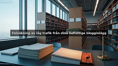 Felsökning av låg trafik från dina befintliga blogginlägg
