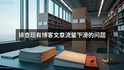 排查现有博客文章流量下滑的问题