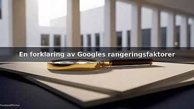 En forklaring av Googles rangeringsfaktorer