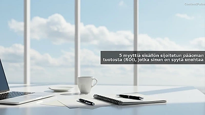 5 myyttiä sisällön sijoitetun pääoman tuotosta (ROI), jotka sinun on syytä unohtaa