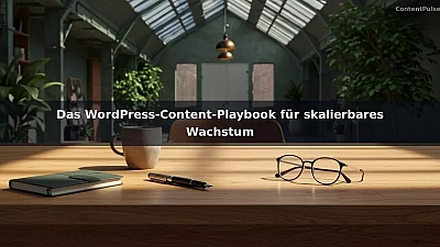 Das WordPress-Content-Playbook für skalierbares Wachstum