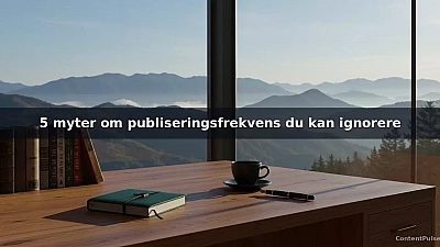 5 myter om publiseringsfrekvens du kan ignorere