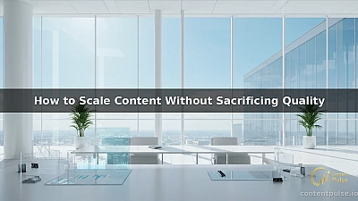How to Scale Content Without Sacrificing Quality