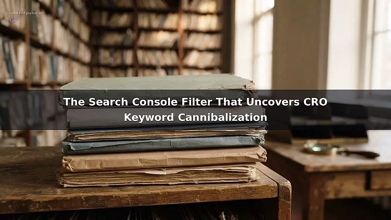 The Search Console Filter That Uncovers CRO Keyword Cannibalization