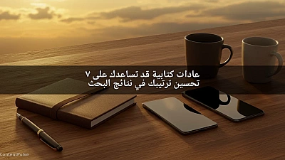 7 عادات كتابية قد تساعدك على تحسين ترتيبك في نتائج البحث