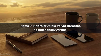 Nämä 7 kirjoitusrutiinia voivat parantaa hakukonenäkyvyyttäsi