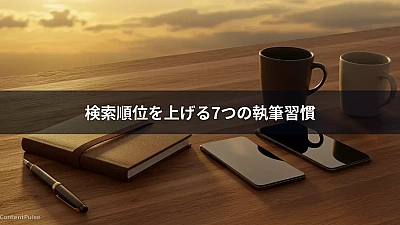検索順位を上げる7つの執筆習慣