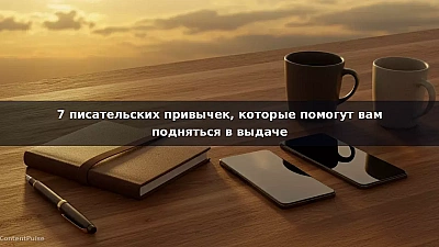 7 писательских привычек, которые помогут вам подняться в выдаче