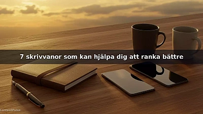 7 skrivvanor som kan hjälpa dig att ranka bättre
