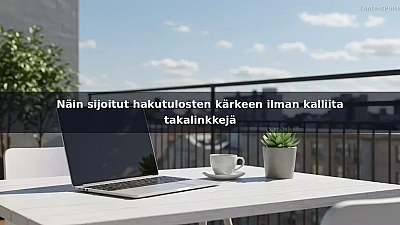Näin sijoitut hakutulosten kärkeen ilman kalliita takalinkkejä