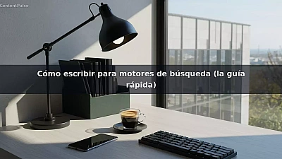 Cómo escribir para motores de búsqueda (la guía rápida)