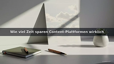 Wie viel Zeit sparen Content-Plattformen wirklich