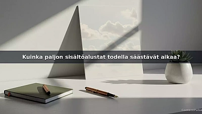 Kuinka paljon sisältöalustat todella säästävät aikaa?