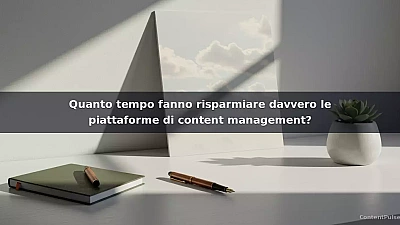 Quanto tempo fanno risparmiare davvero le piattaforme di content management?