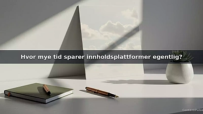 Hvor mye tid sparer innholdsplattformer egentlig?