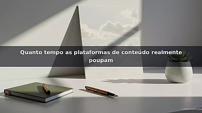 Quanto tempo as plataformas de conteúdo realmente poupam