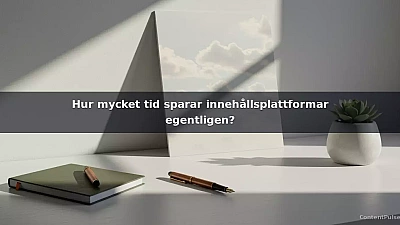 Hur mycket tid sparar innehållsplattformar egentligen?